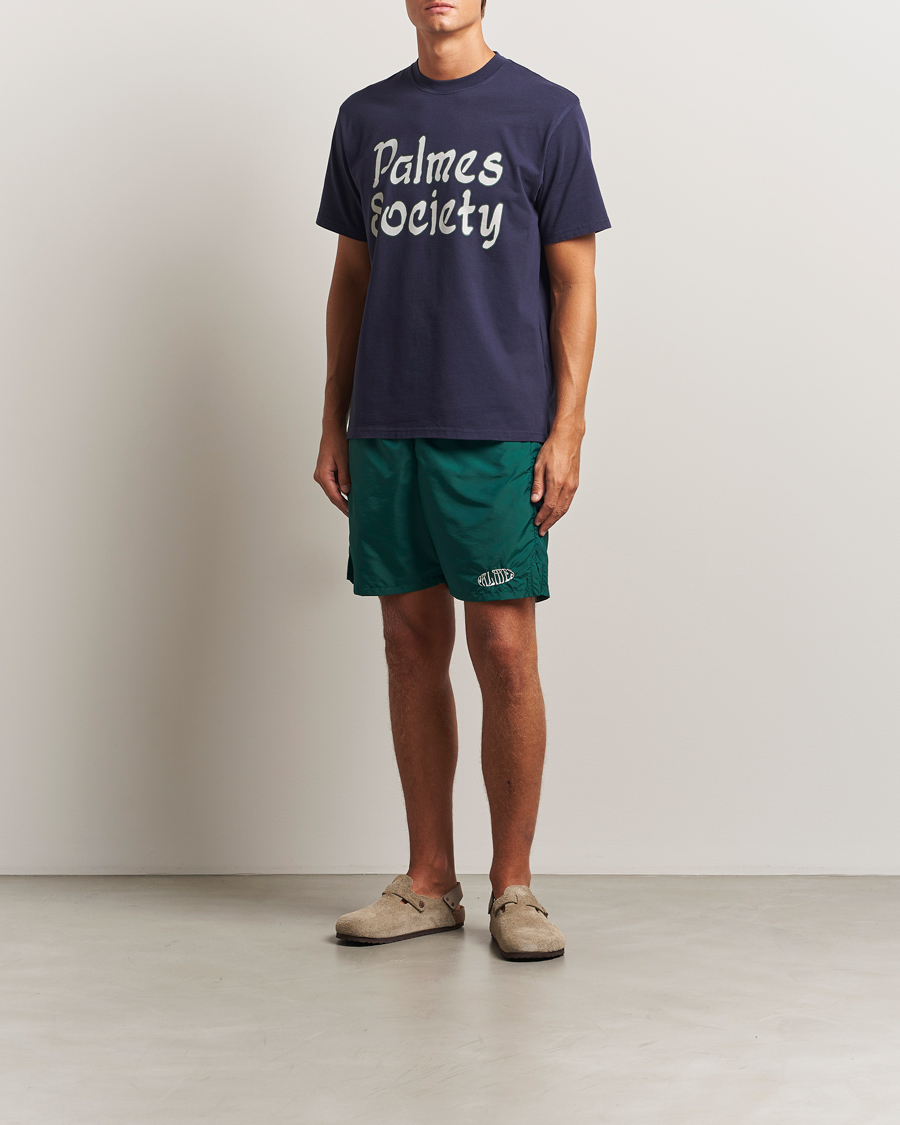 Men | Shorts | Palmes | Oval Tennis Shorts Dark Green