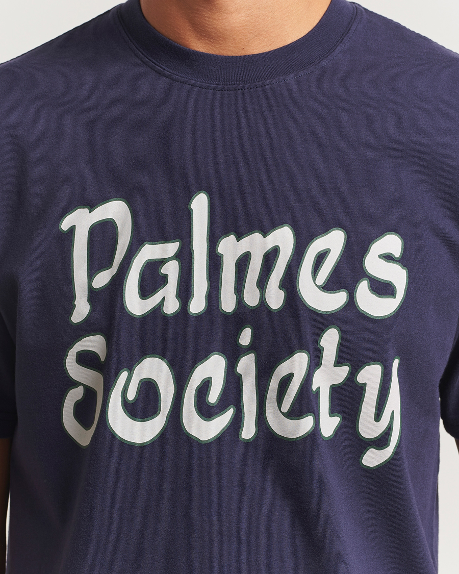 Men | T-Shirts | Palmes | Society T-Shirt Navy