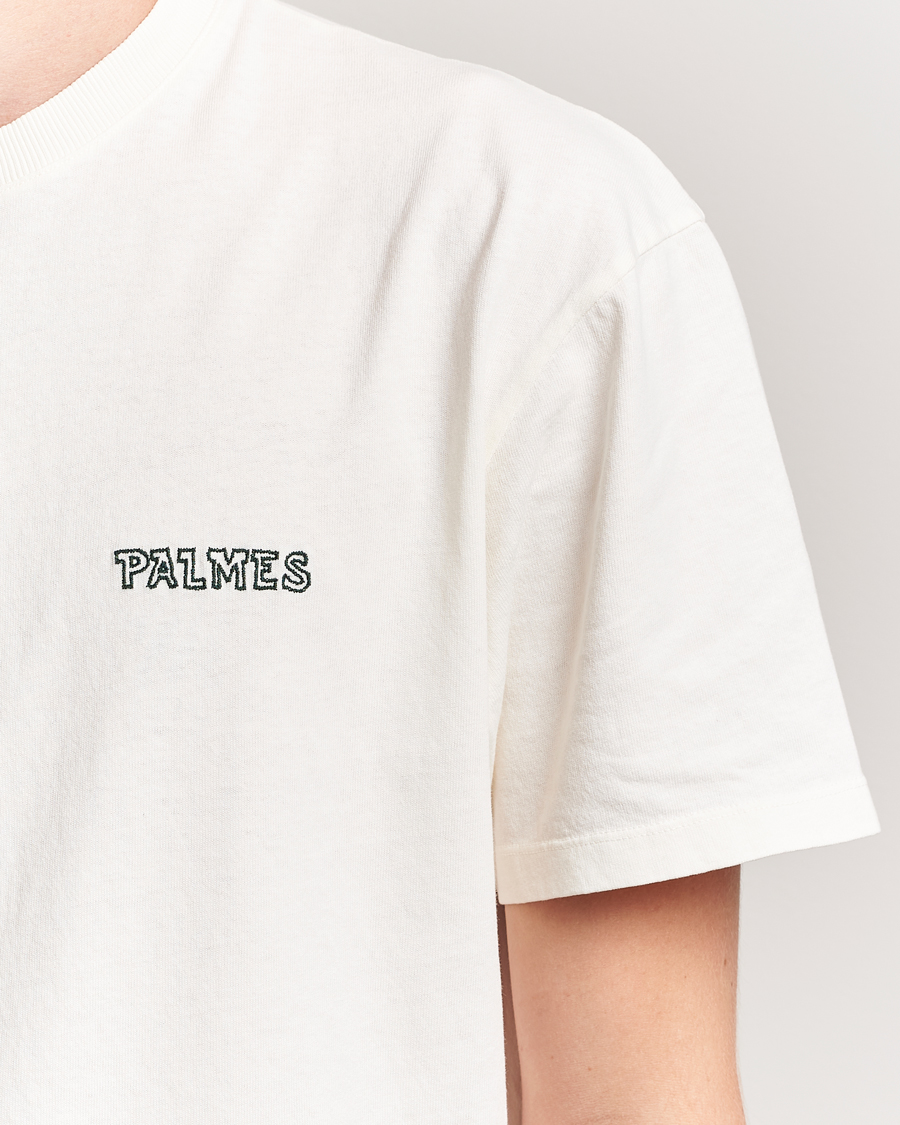 Men | T-Shirts | Palmes | Logo T-Shirt Broken White