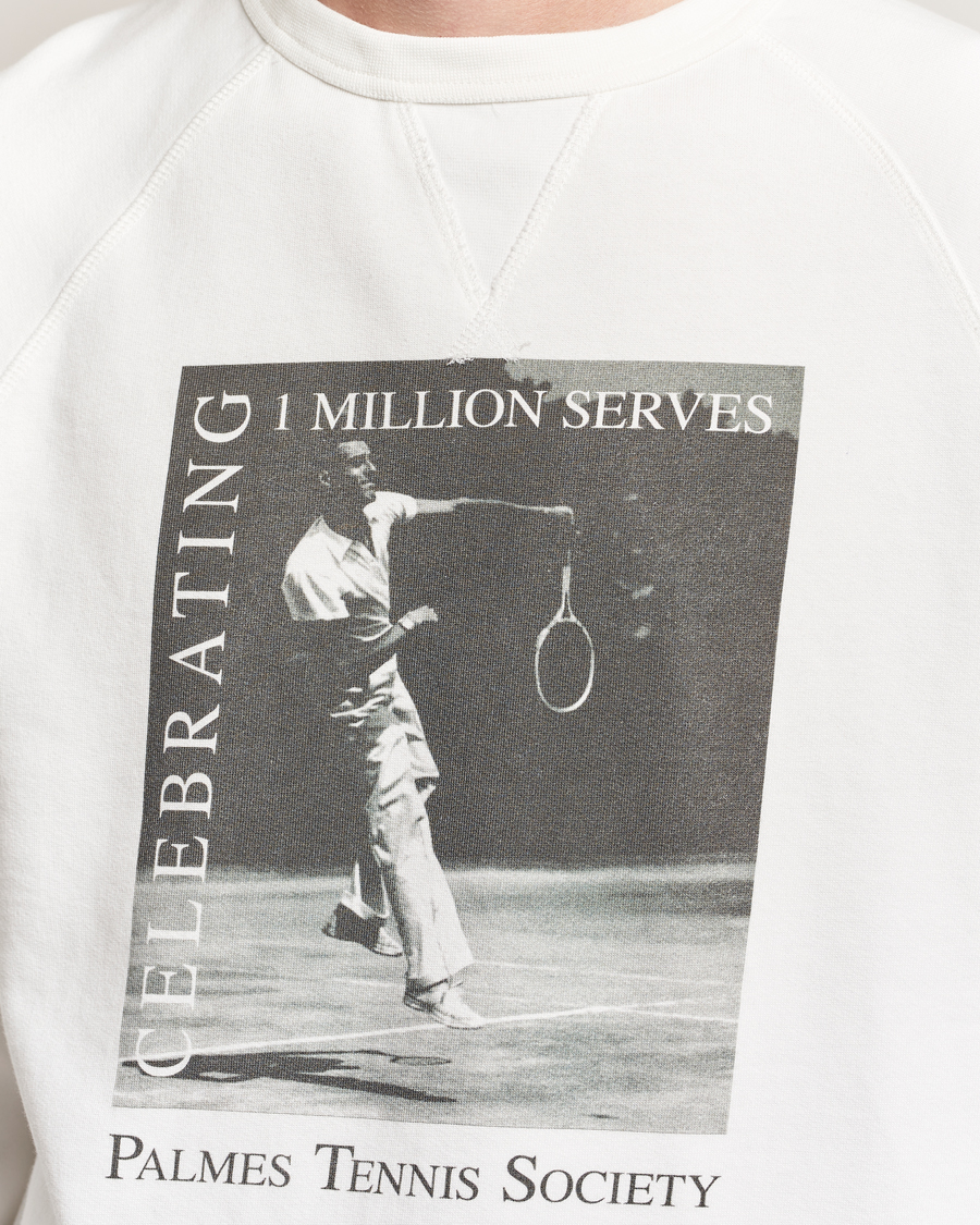 Men | Sweaters & Knitwear | Palmes | Raglan Sweatshirt White