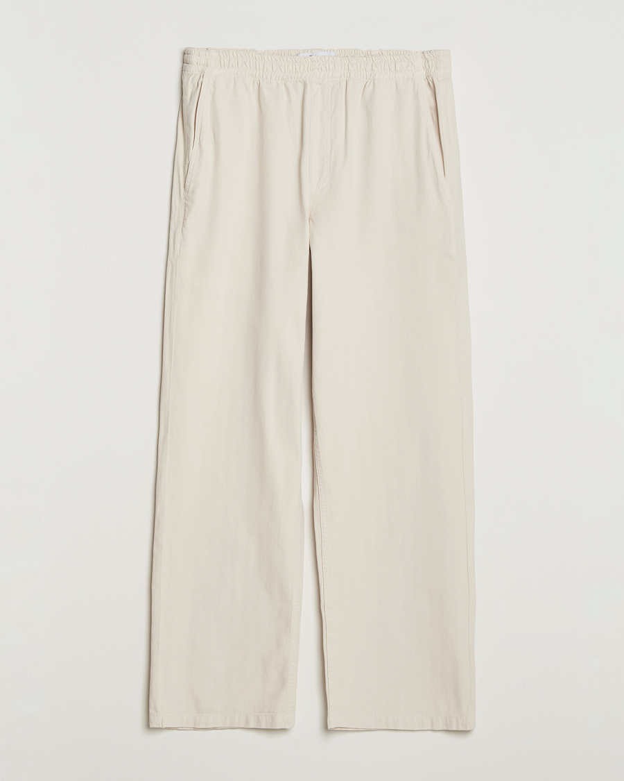 Men | Trousers | Palmes | Lucien Herringbone Cotton Trousers White Sand