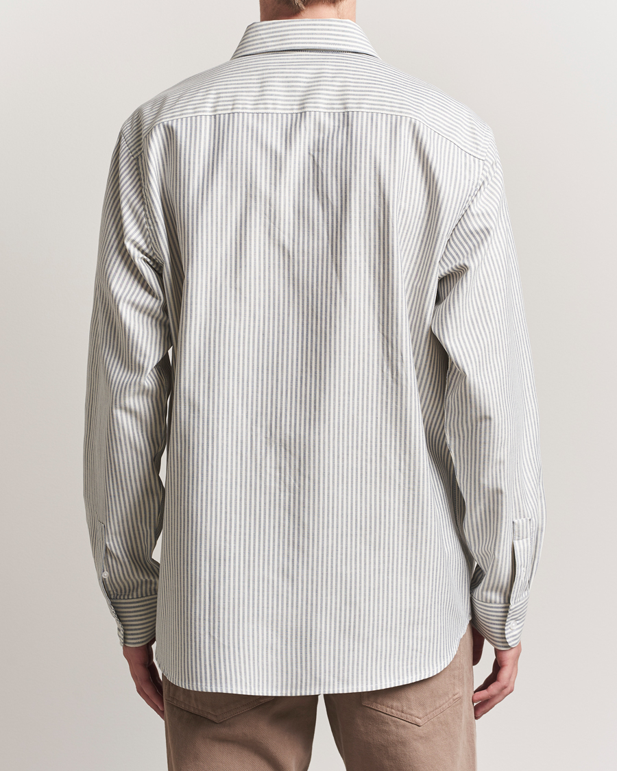 Men | Shirts | Palmes | Deuce Oxford Shirt Light Blue Stripe