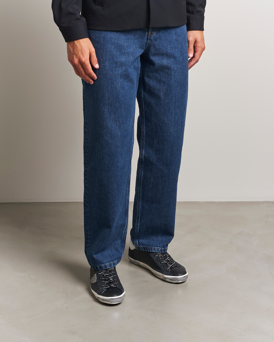 Men | Sneakers | Philippe Model | Prsx Low Top Leather Sneakers Black/Silver