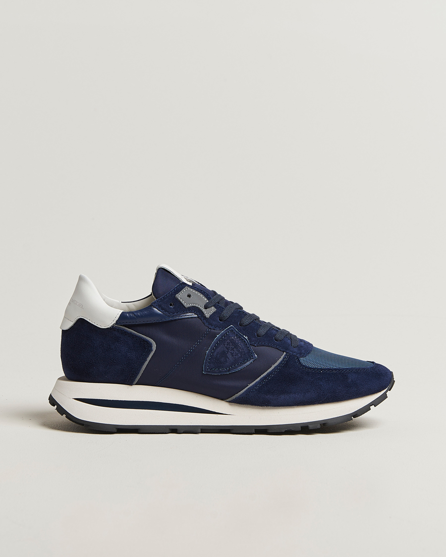 Men | Sneakers | Philippe Model | Tropez Haute Running Sneakers Navy