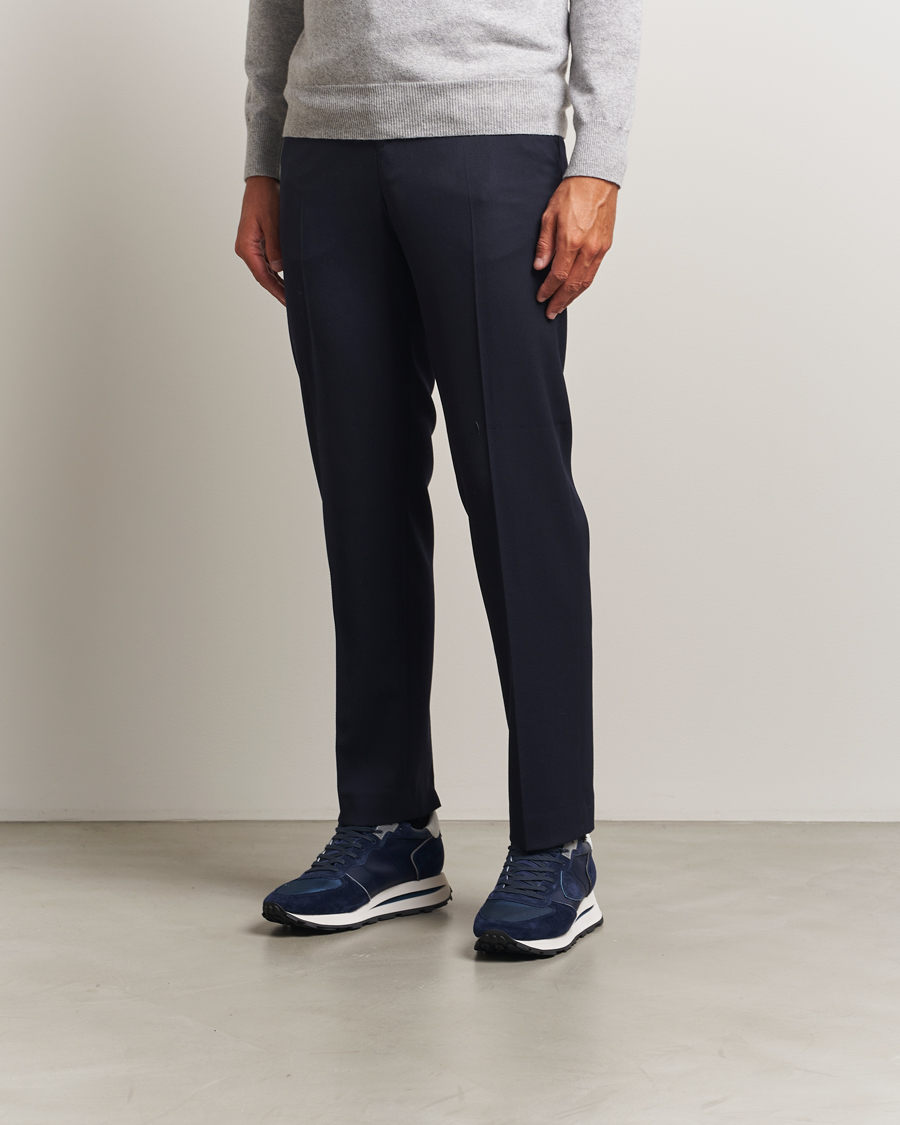 Men | Sneakers | Philippe Model | Tropez Haute Running Sneakers Navy