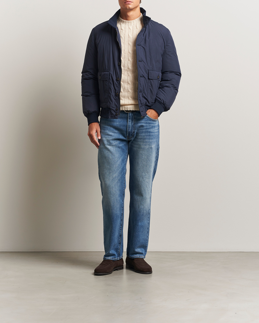 Men | Coats & Jackets | Valstar | Padded Nylon Valstarino Navy
