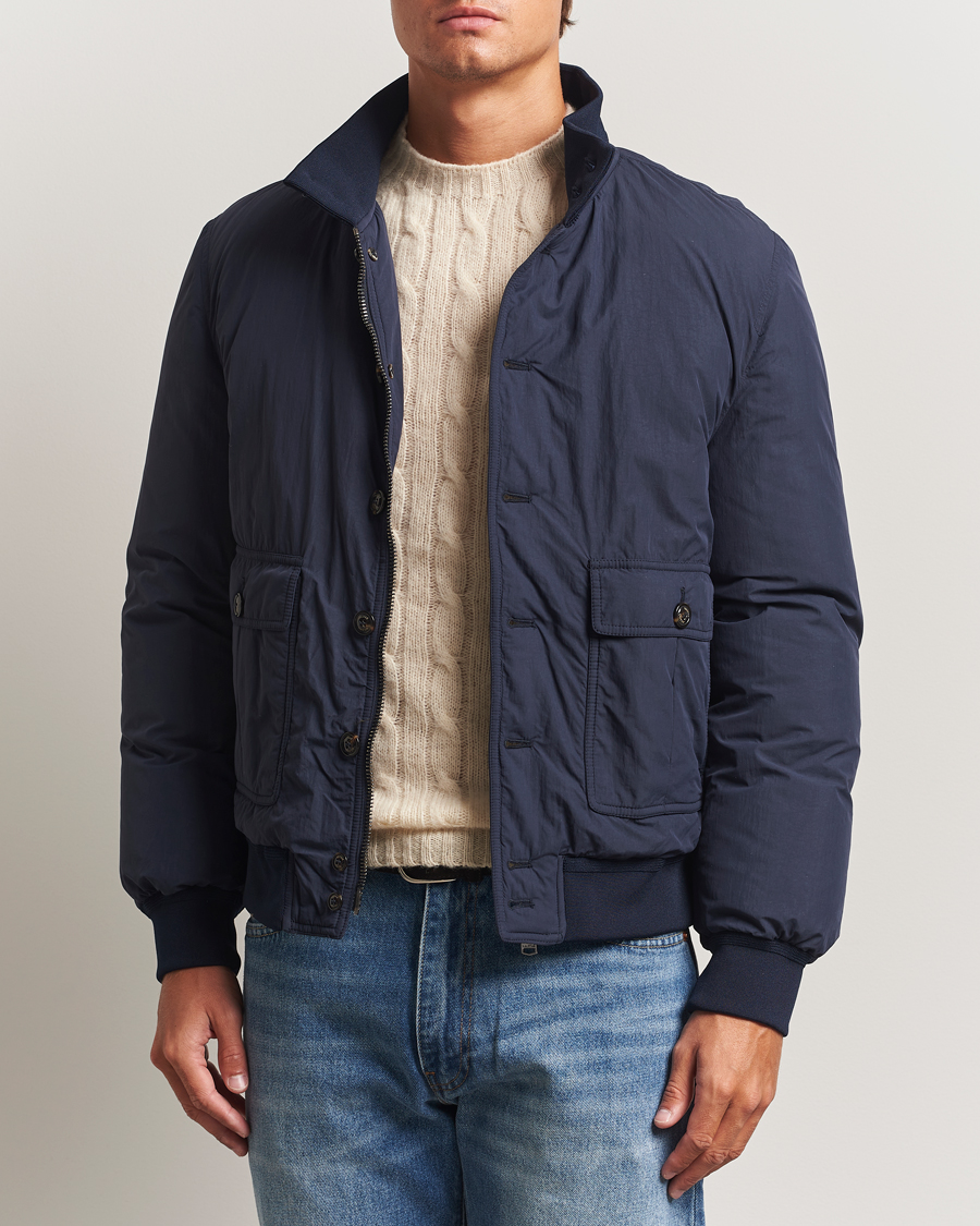 Men | Coats & Jackets | Valstar | Padded Nylon Valstarino Navy