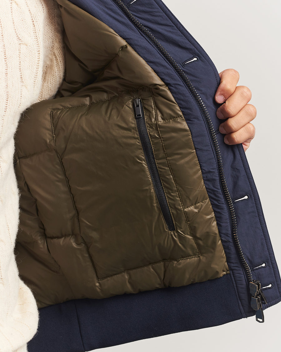 Men | Coats & Jackets | Valstar | Padded Nylon Valstarino Navy