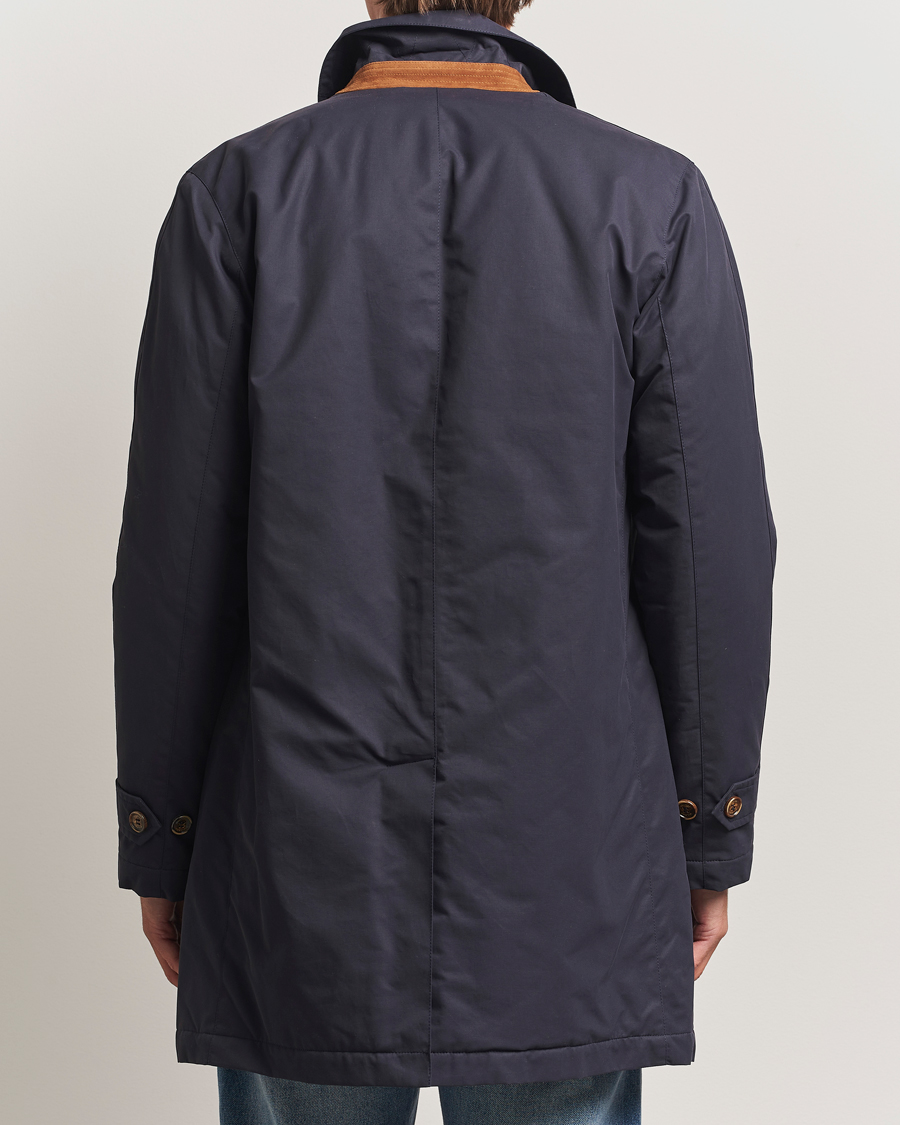 Men | Coats & Jackets | Valstar | Milano Padded Rain Coat Navy