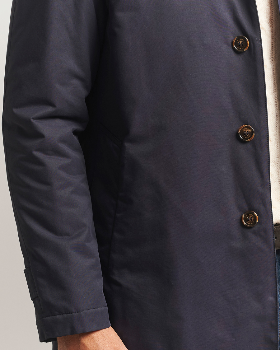 Men | Coats & Jackets | Valstar | Milano Padded Rain Coat Navy