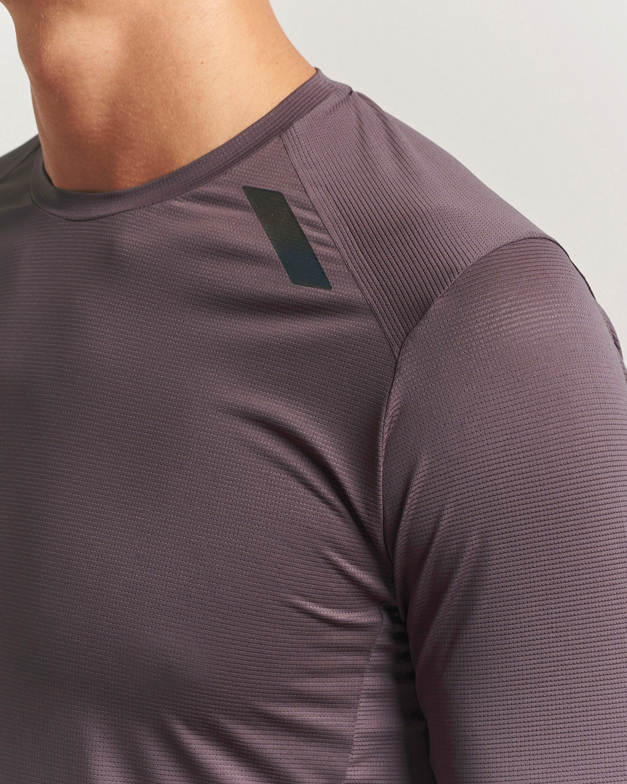 SOAR Running Long Sleeve Tech Tee Dark Grey at CareOfCarl.com
