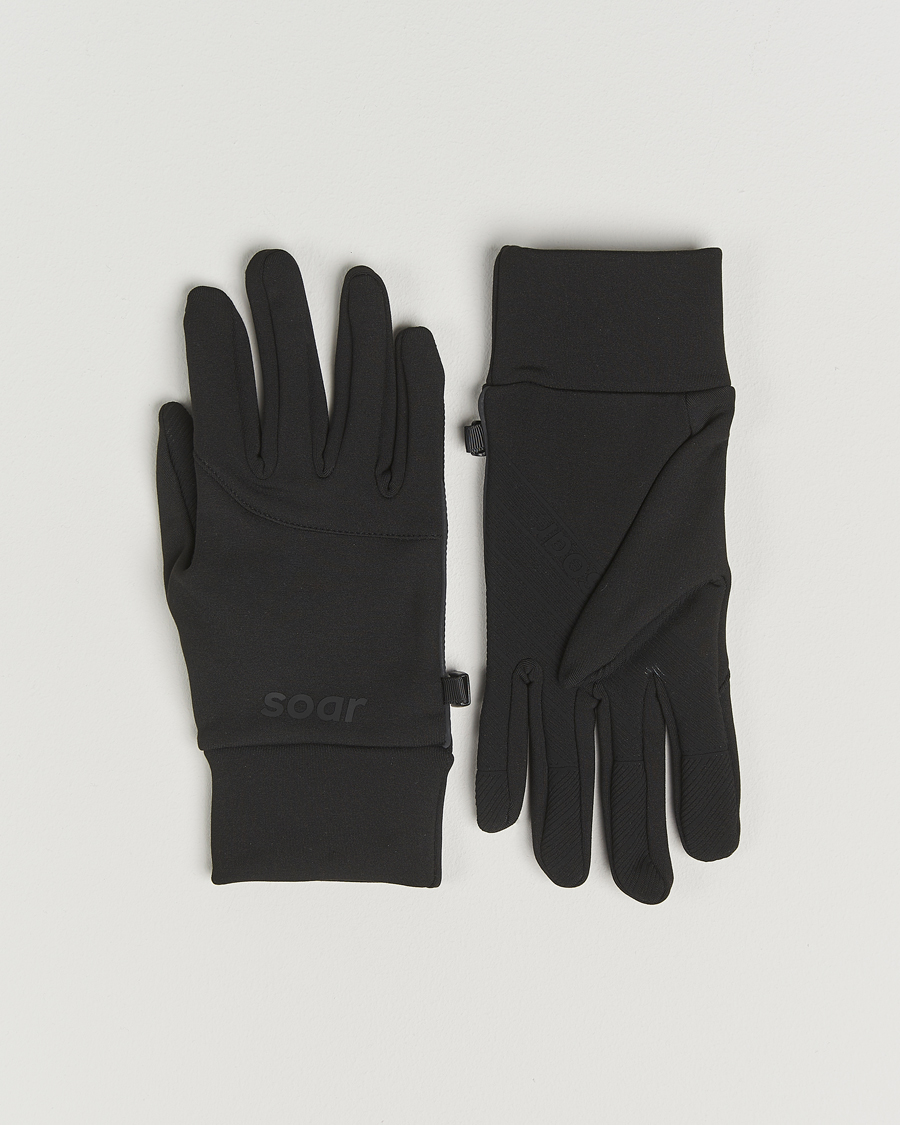 Men | SOAR Running Winter Gloves Black | SOAR Running | Winter Gloves Black