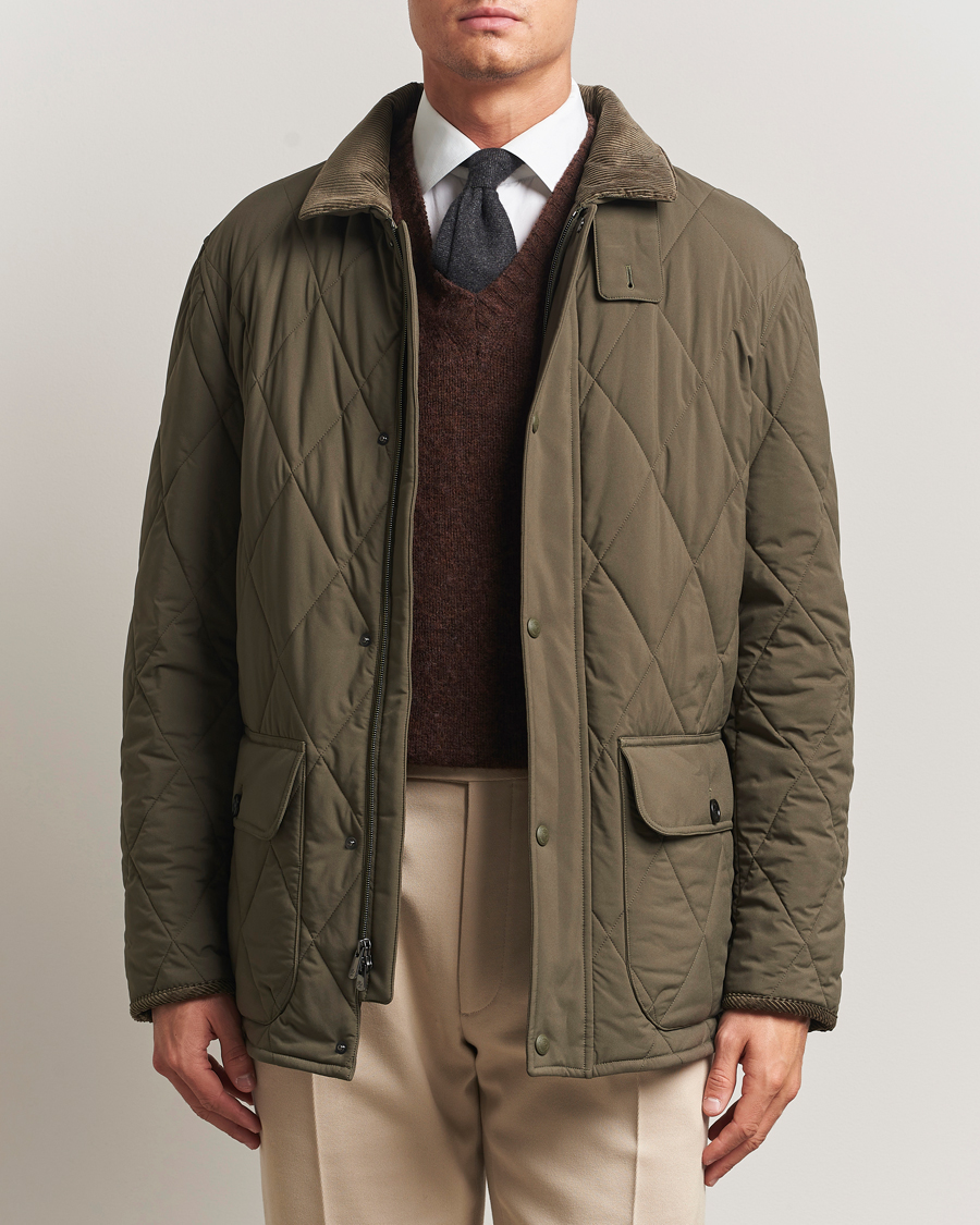 Ralph Lauren Purple Label Carleton Jacket Olive at CareOfCarl.com