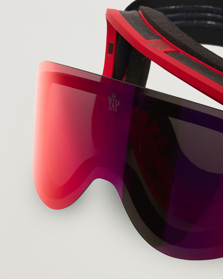Men | Sunglasses | Moncler Lunettes | Snowflare Ski Goggles Black/Red