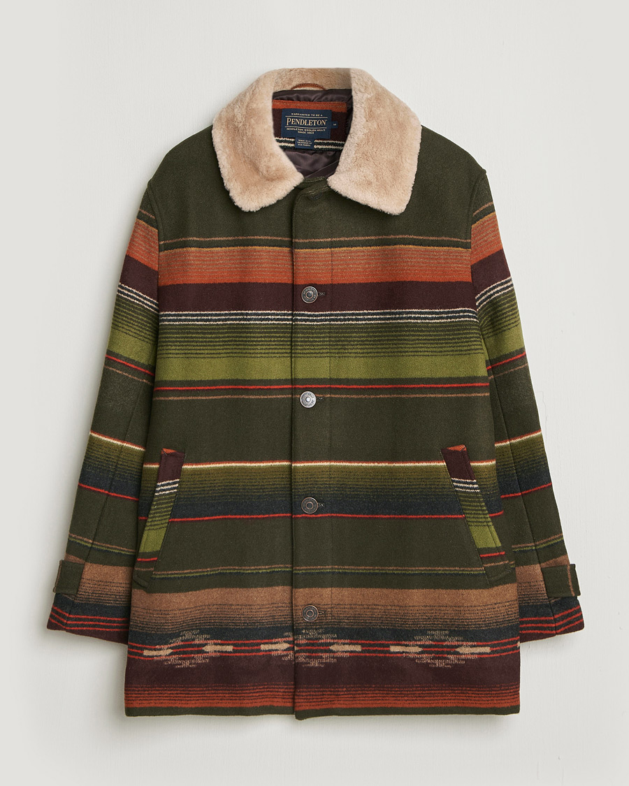 Men | Coats & Jackets | Pendleton | Dayton Coat Tumalo Olive