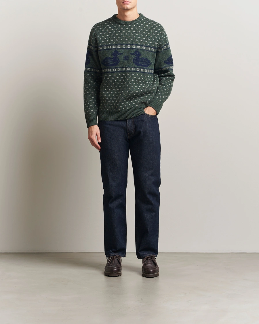 Men | Sweaters & Knitwear | Pendleton | Wool Duck Sweater Green