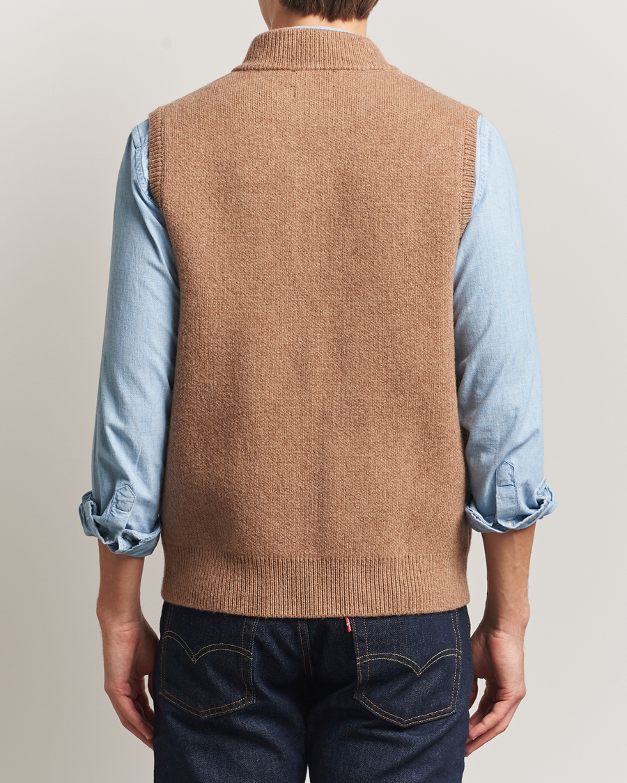 Men | Sweaters & Knitwear | Pendleton | Wool Sweater Vest Tan