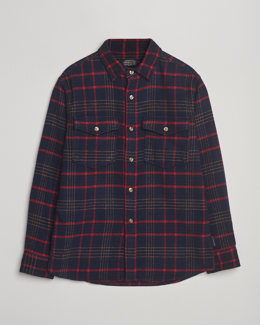 Men | Shirts | Pendleton | Big Pocket Shirt Blue Check