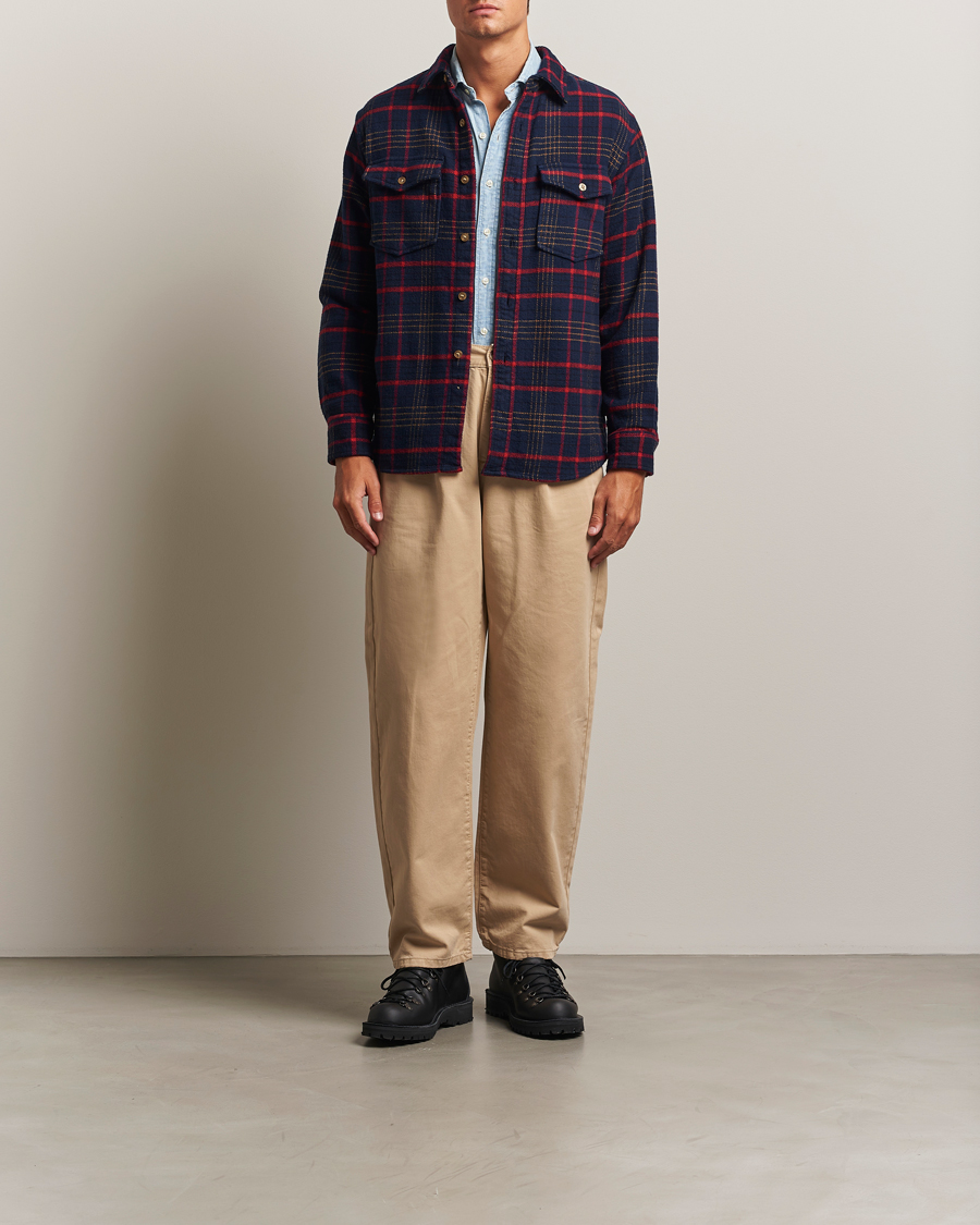 Men | Shirts | Pendleton | Big Pocket Shirt Blue Check