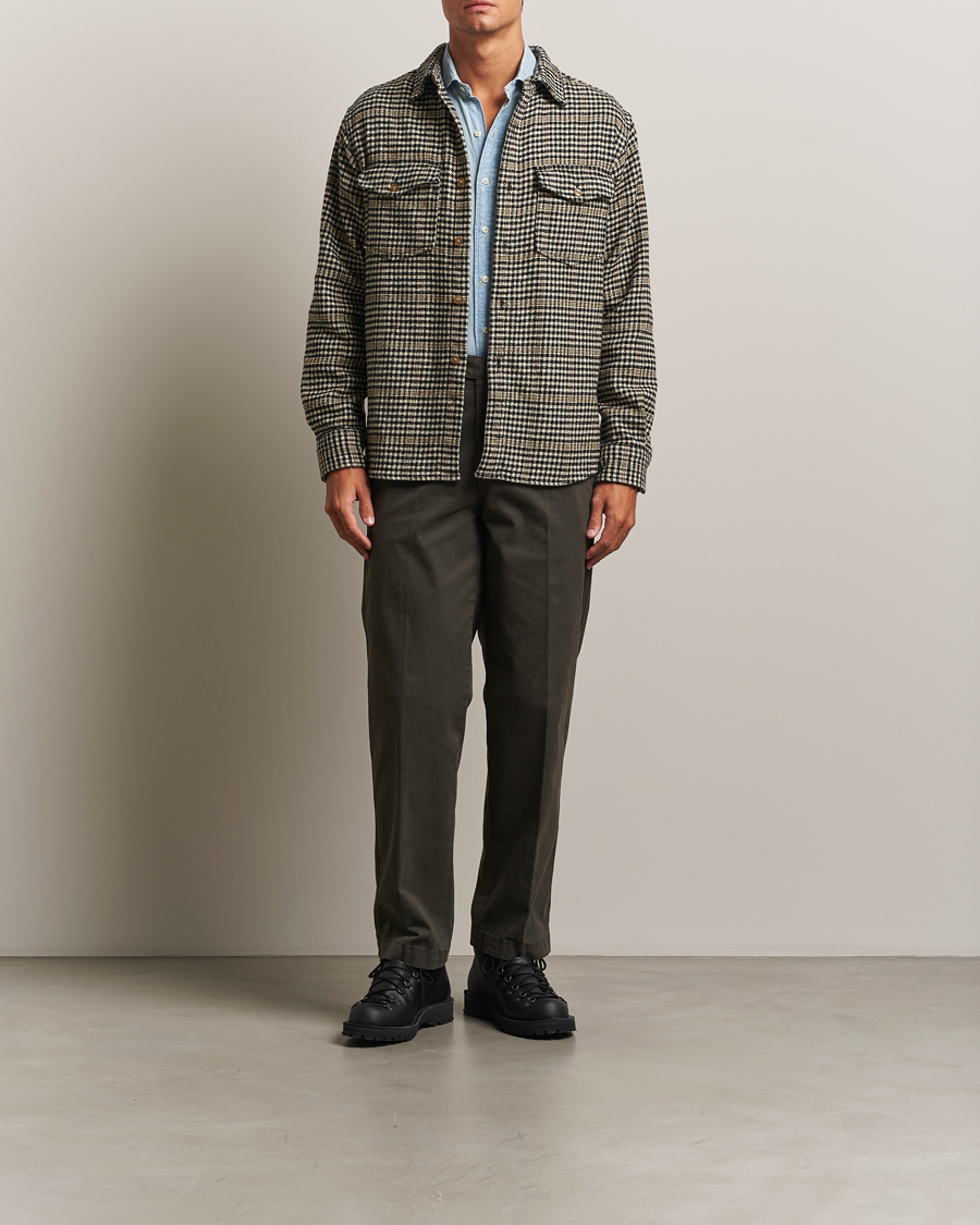 Pendleton Big Pocket Shirt White Check at CareOfCarl.com