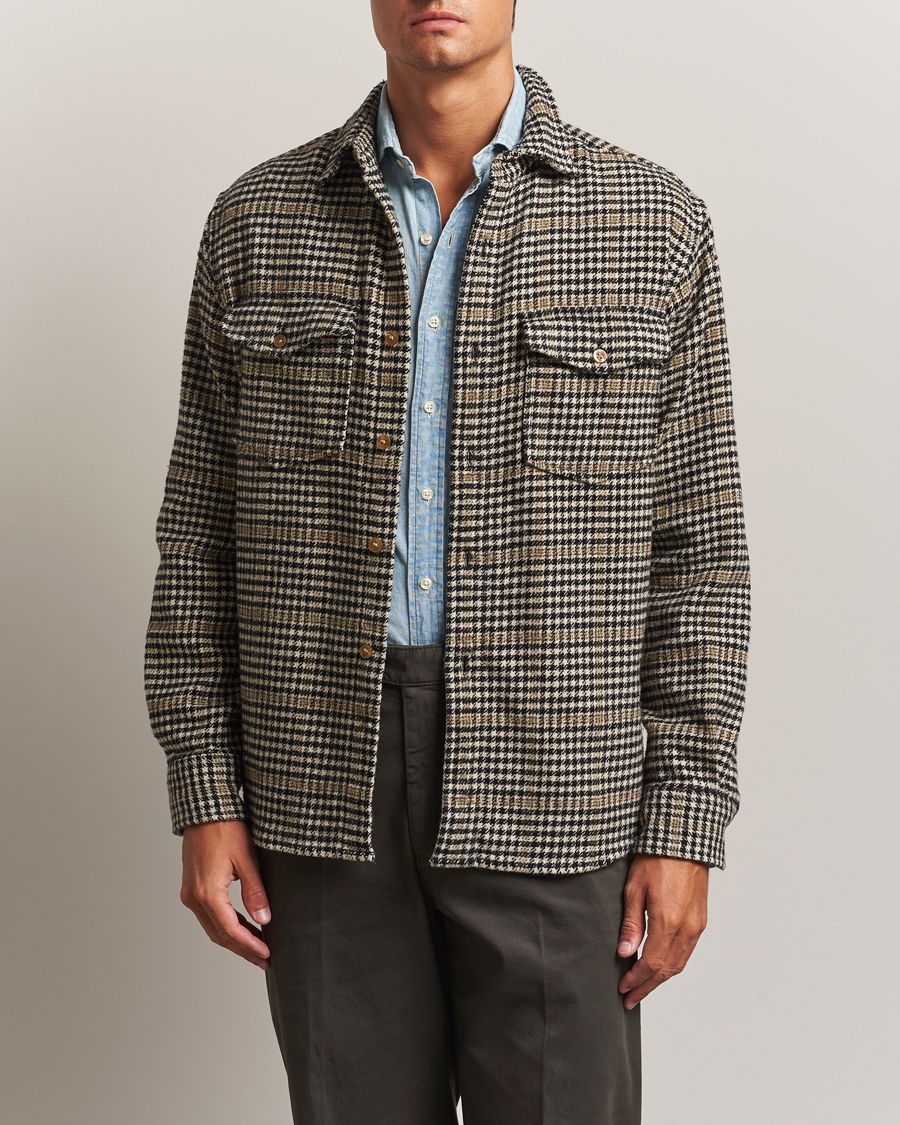 Men | Shirts | Pendleton | Big Pocket Shirt White Check