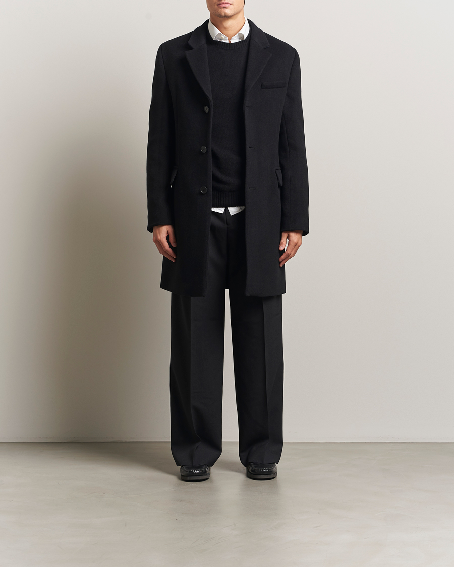 Men | Coats & Jackets | Filippa K | William Wool Coat Black