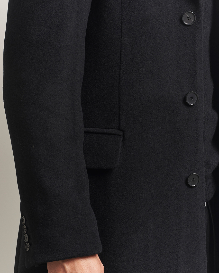 Men | Coats & Jackets | Filippa K | William Wool Coat Black