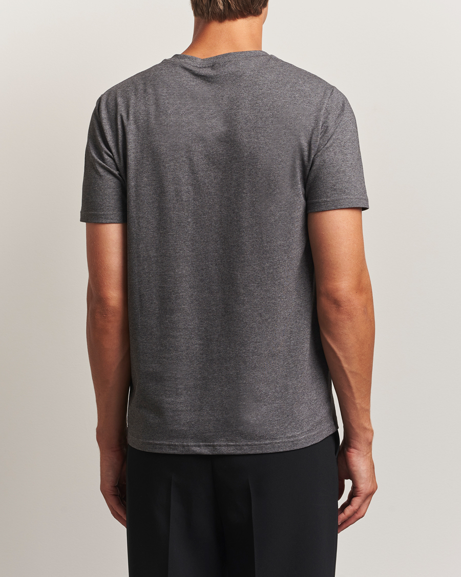 Men | T-Shirts | Filippa K | Soft Lycra T-Shirt Anthracite Melange