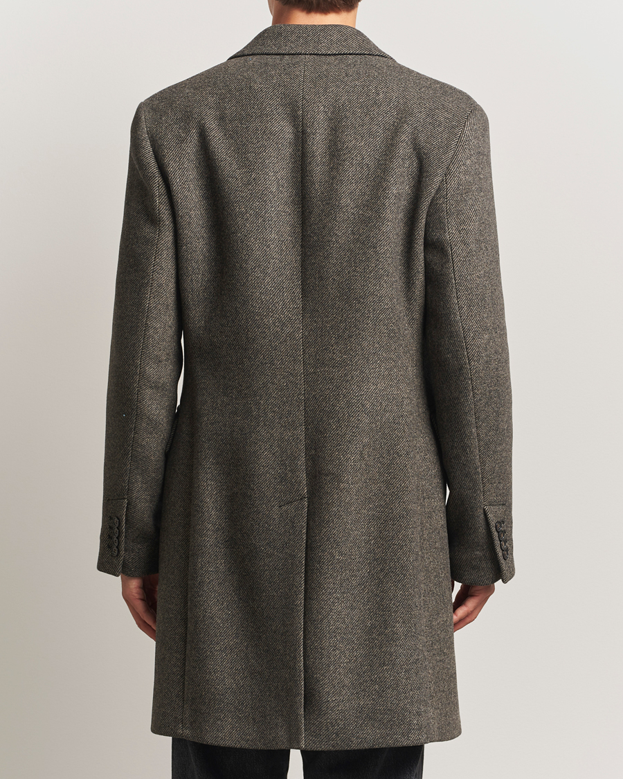 Men | Coats & Jackets | Filippa K | William Wool Textured Coat Driftwood