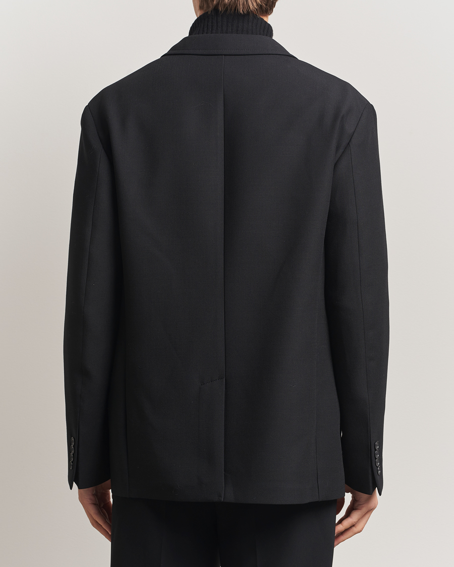 Men | Blazers | Filippa K | Riley Wool Workwear Blazer Black