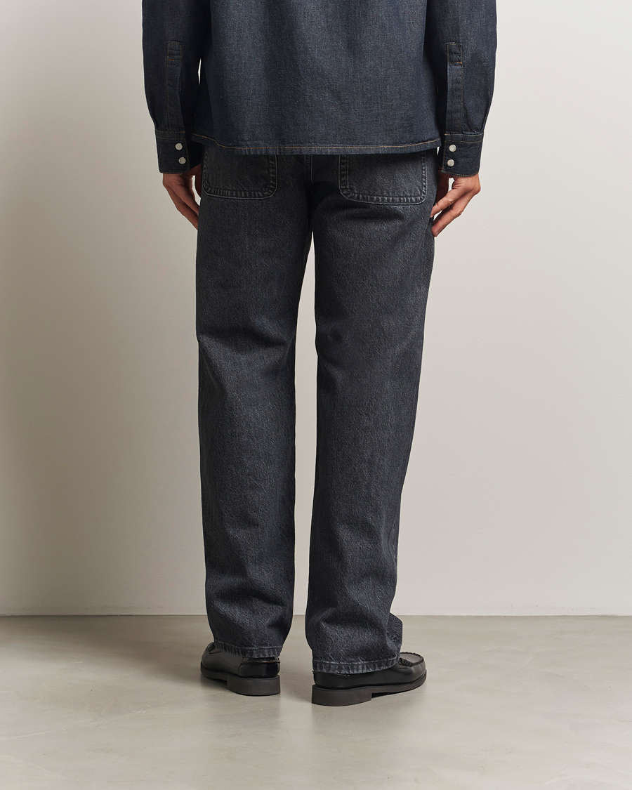 Men | Shirts | Filippa K | Loose Fit Workwear Jeans Washed Black