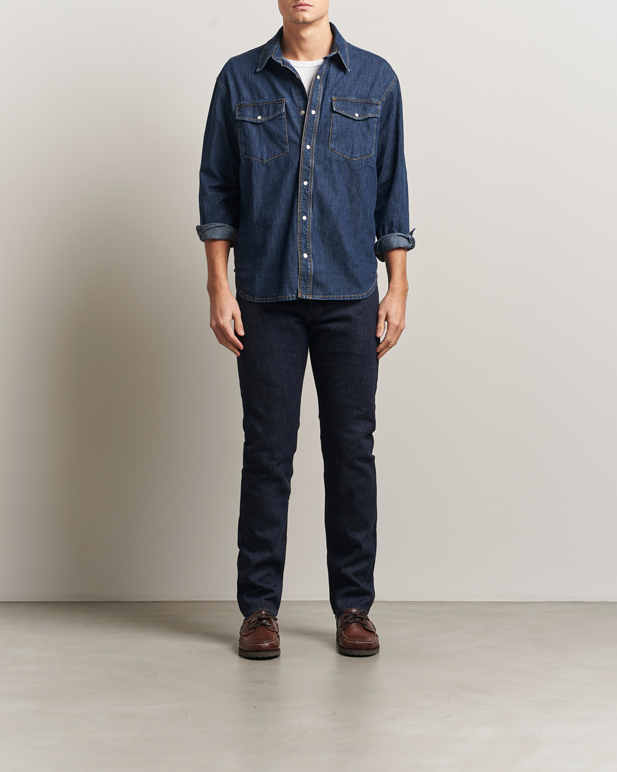 Men | Jeans | RRL | Slim Fit 5-Pocket Denim Rinse