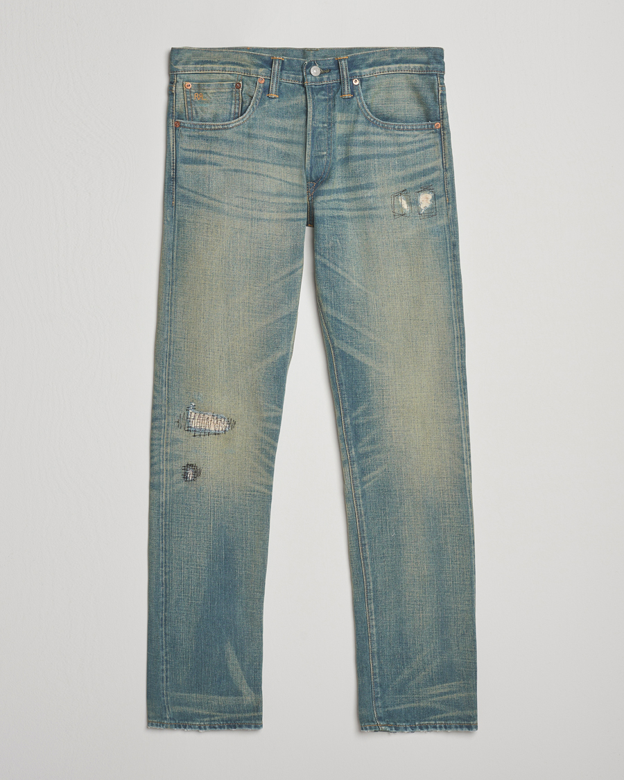 Men | Trousers | RRL | Slim Fit 5-Pocket Denim Ridgway Wash