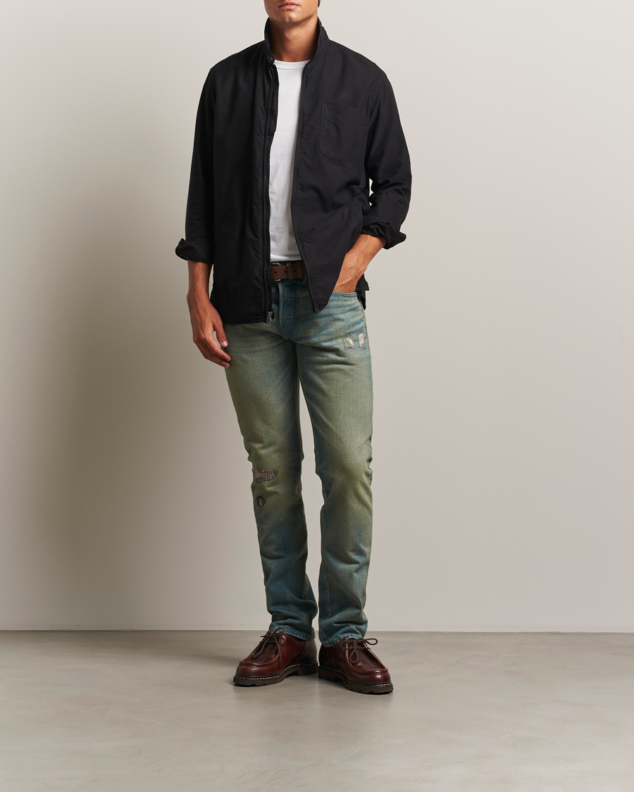 Men | Trousers | RRL | Slim Fit 5-Pocket Denim Ridgway Wash