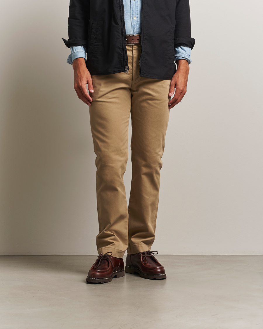 Men | Trousers | RRL | Officers Flat Pants Military Khaki