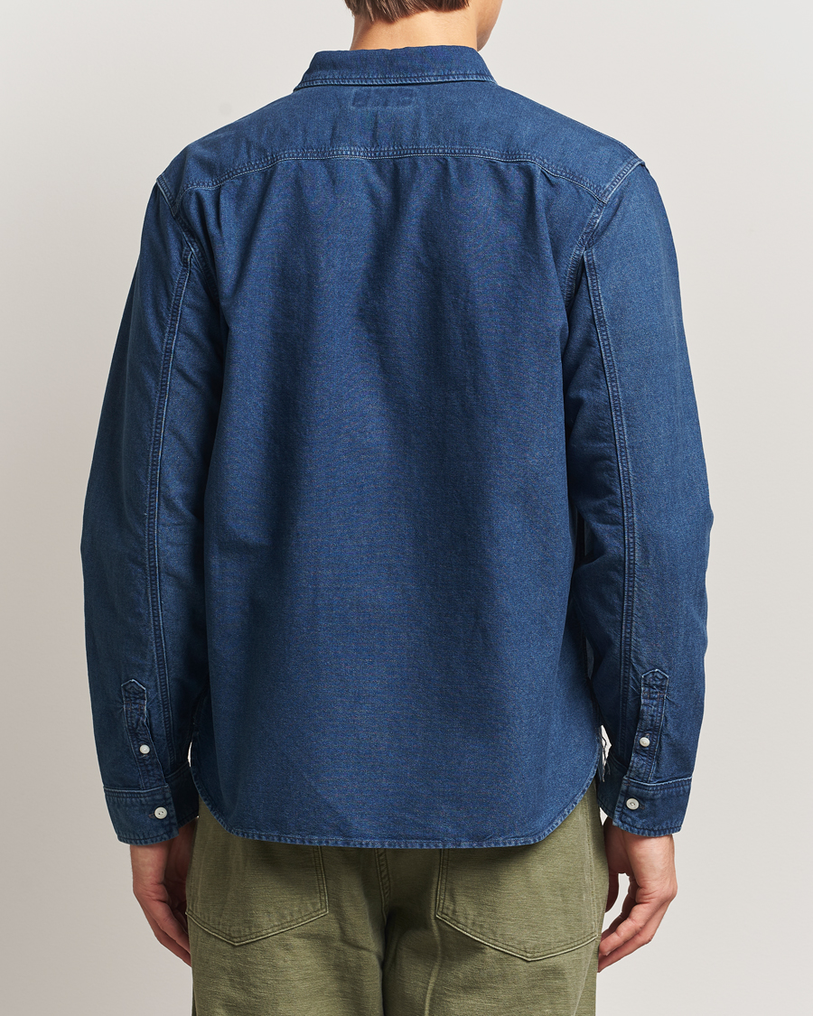 RRL Oxford Denim Shirt Indigo at CareOfCarl.com