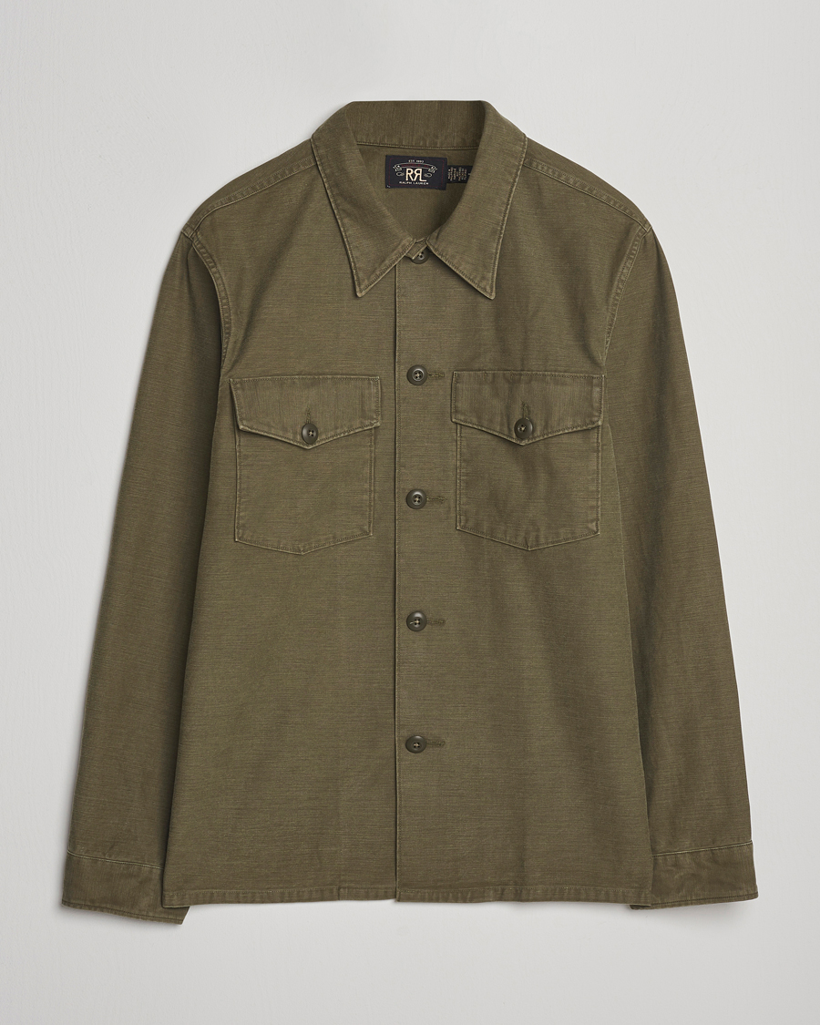 RRL Regiment Overshirt Olive at CareOfCarl.com