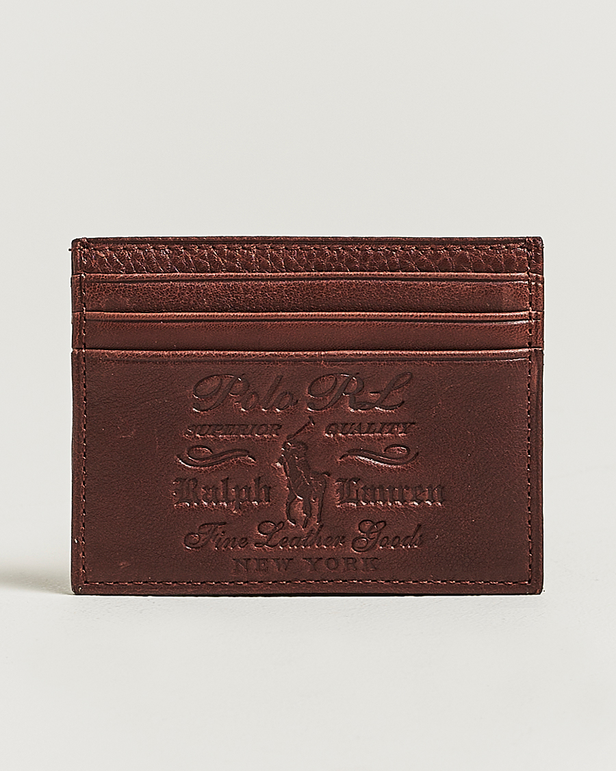 Men | Wallets | Polo Ralph Lauren | Washed Heritage Card Case British Tan