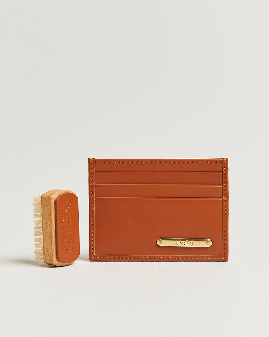 Men | Wallets | Polo Ralph Lauren | Bridle Leather Card Case Tan
