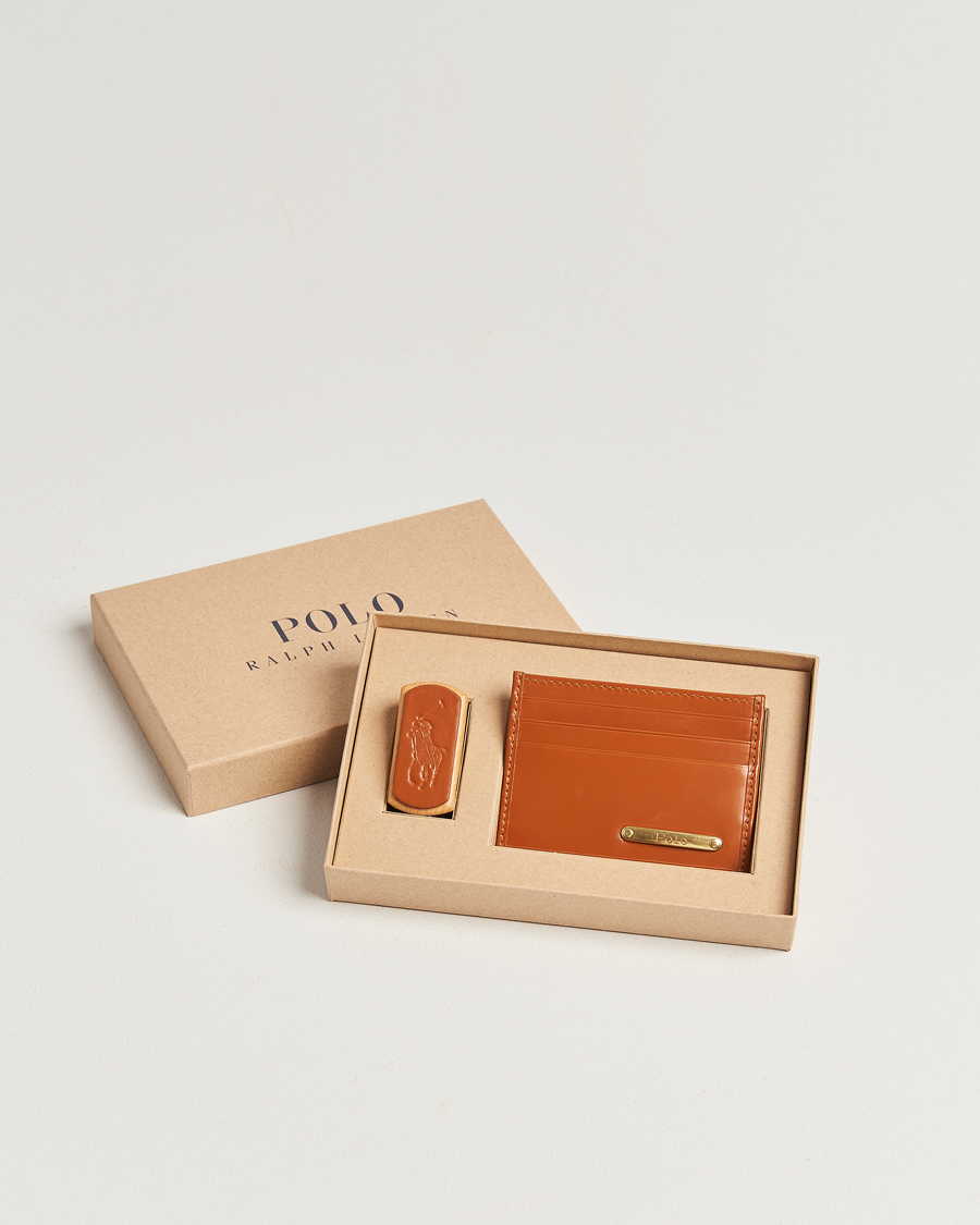 Men | Wallets | Polo Ralph Lauren | Bridle Leather Card Case Tan