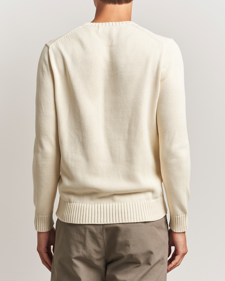 Men | Sweaters & Knitwear | Polo Ralph Lauren | Cotton Crew Neck Sweater Andover Cream