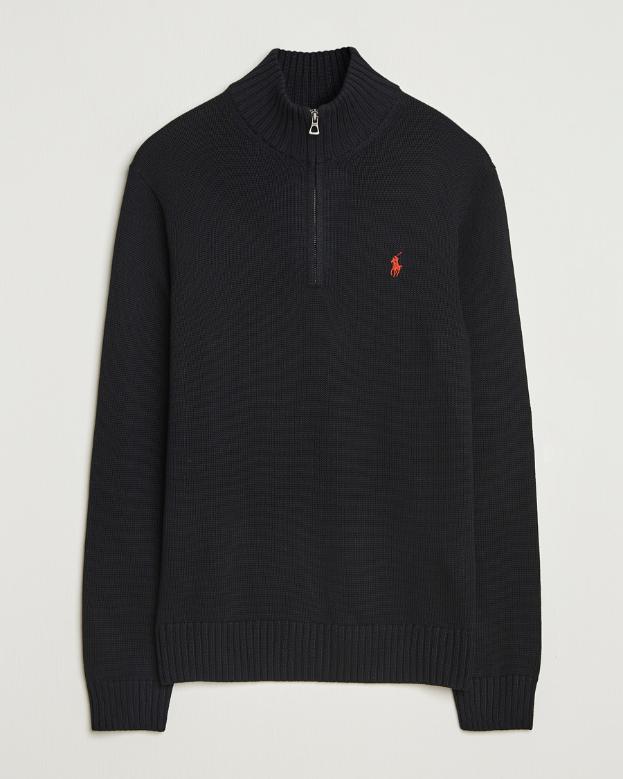 TNRCN HALF ZIP POLO BLACK RUFFLOG サイズL Polo Luxury Jersey Big & Tall Half-Zip Pullover - Abraham's