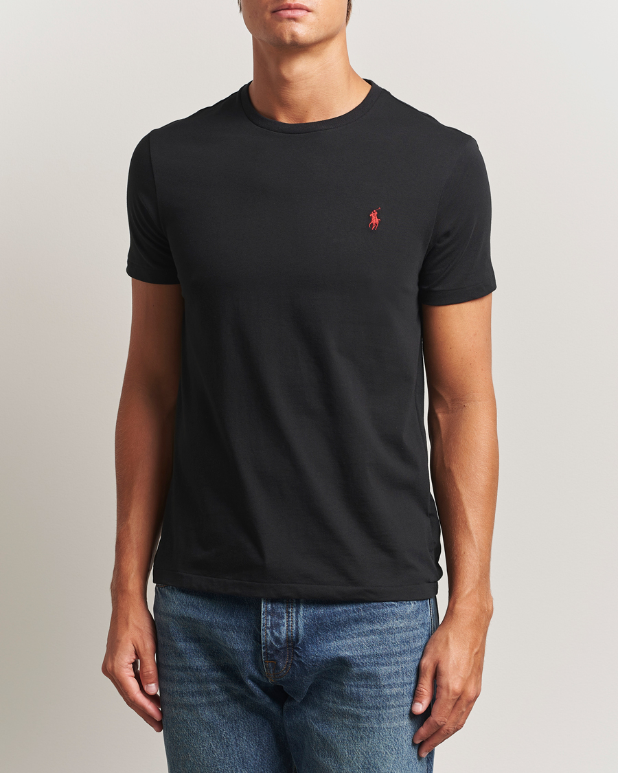 Men | T-Shirts | Polo Ralph Lauren | 2-Pack Crew Neck T-Shirt Black/White
