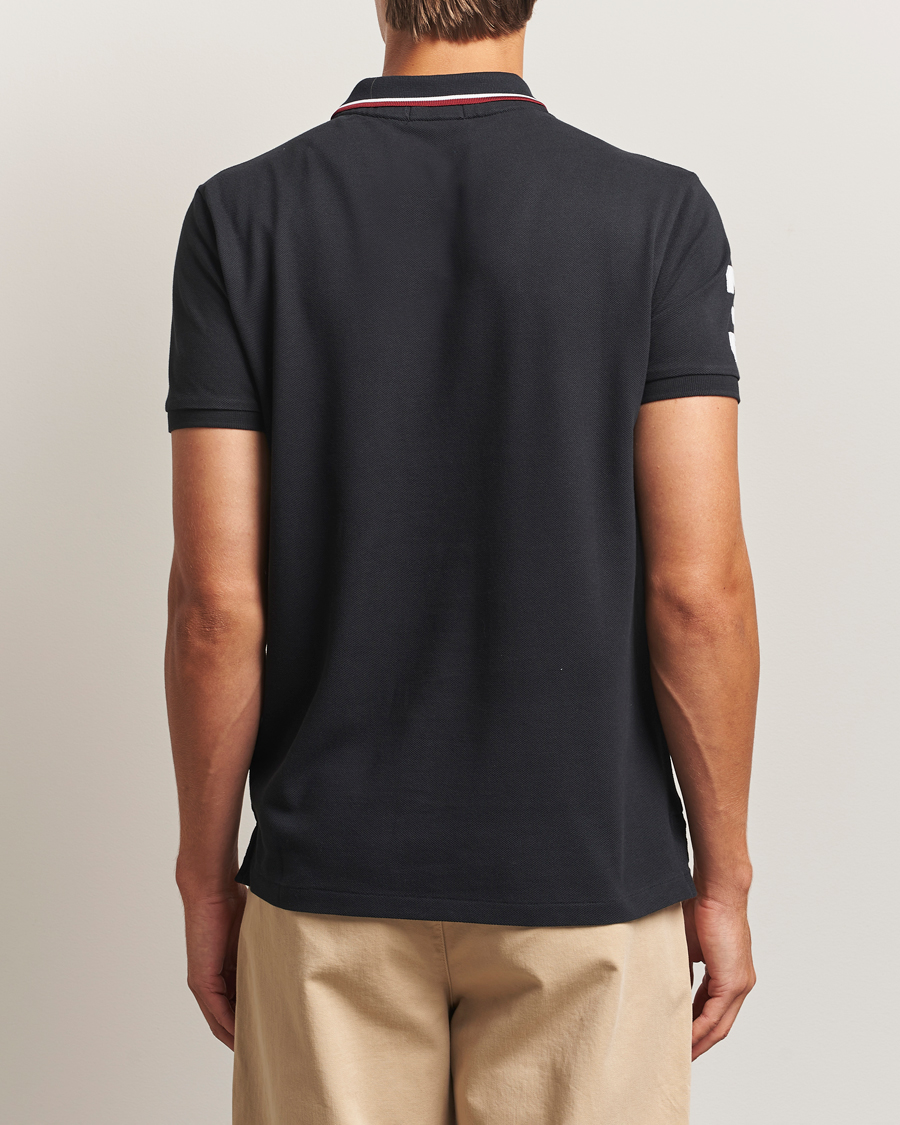 Men | Polo Shirts | Polo Ralph Lauren | Diagonal Stripe Big Pony Polo Polo Black
