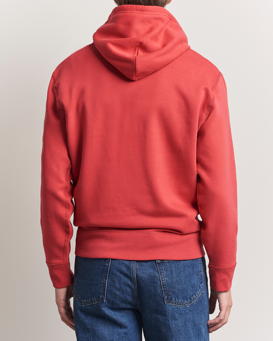Men | Sweaters & Knitwear | Polo Ralph Lauren | RL Fleece Hoodie Sunrise Red