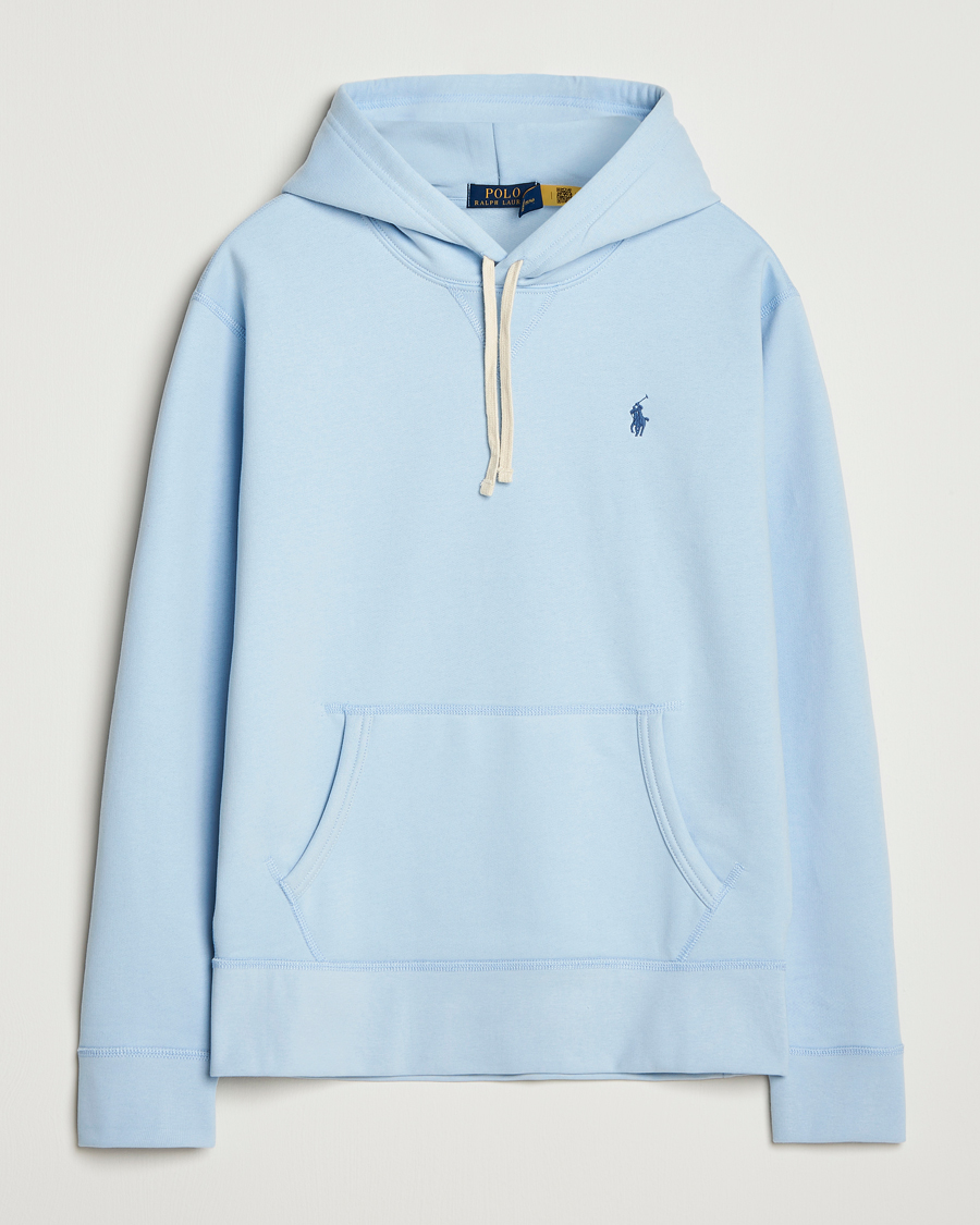 Polo Ralph Lauren RL Fleece Hoodie Southport Blue at CareOfCarl.com