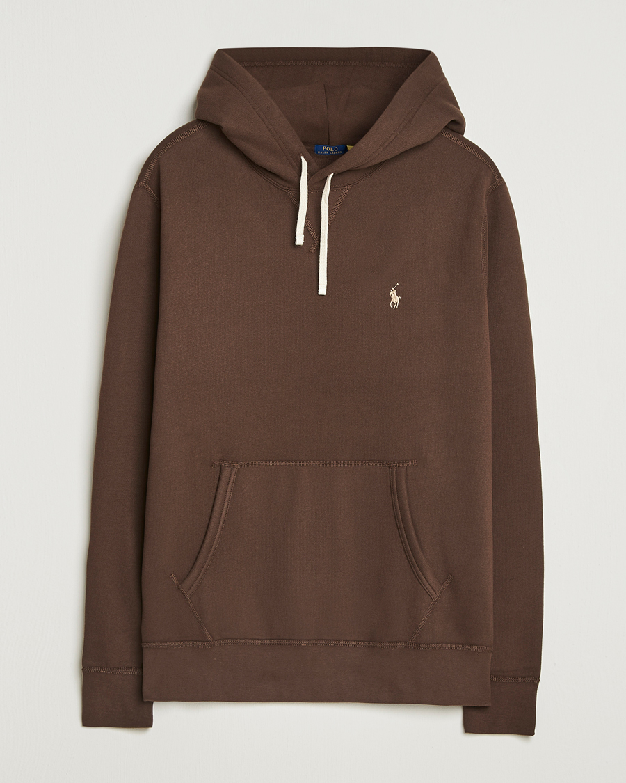 Men | Sweaters & Knitwear | Polo Ralph Lauren | RL Fleece Hoodie Nutmeg Brown