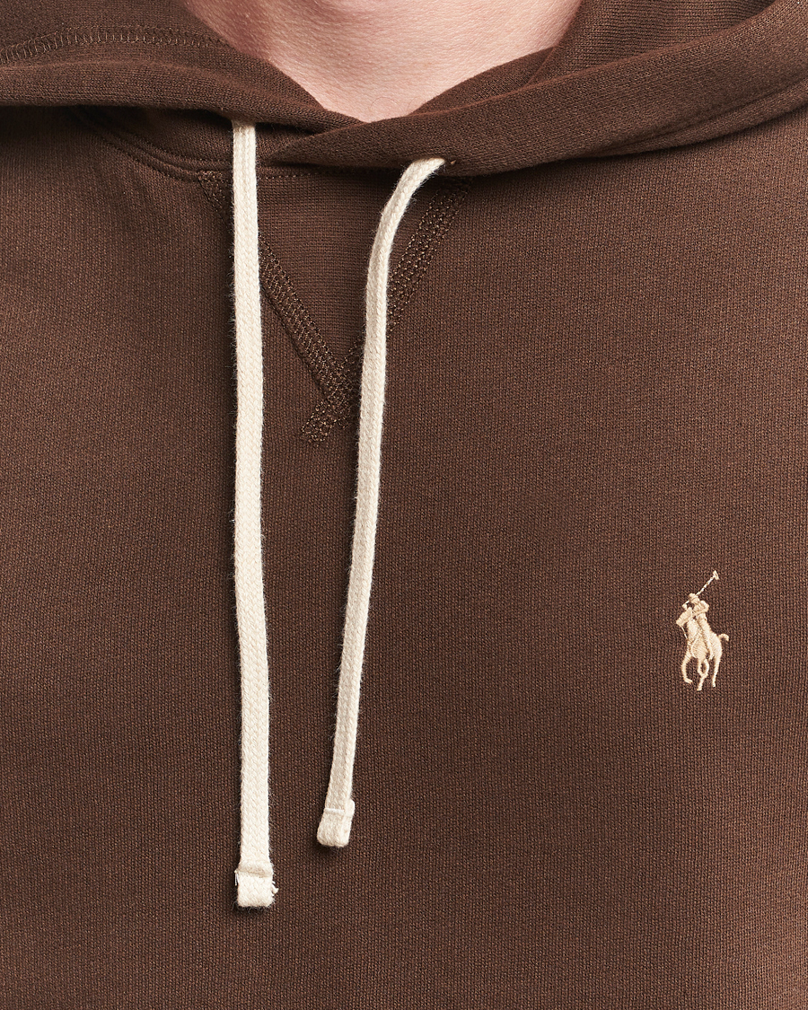 Men | Sweaters & Knitwear | Polo Ralph Lauren | RL Fleece Hoodie Nutmeg Brown