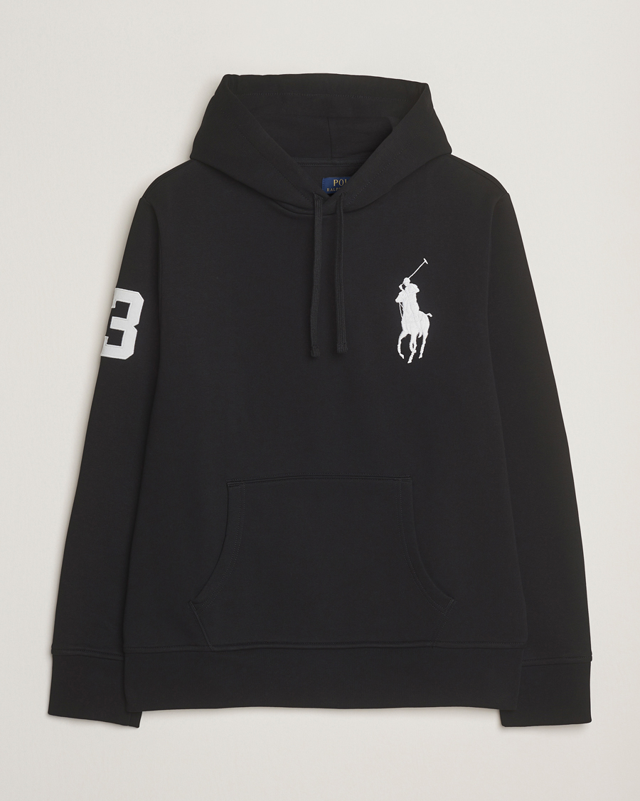 Polo Ralph Lauren Big Pony Hoodie Polo Black at CareOfCarl.com