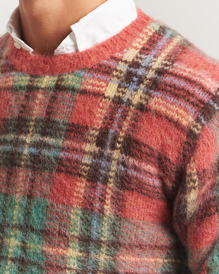 Men | Sweaters & Knitwear | Polo Ralph Lauren | Checked Wool Sweater Red Combo
